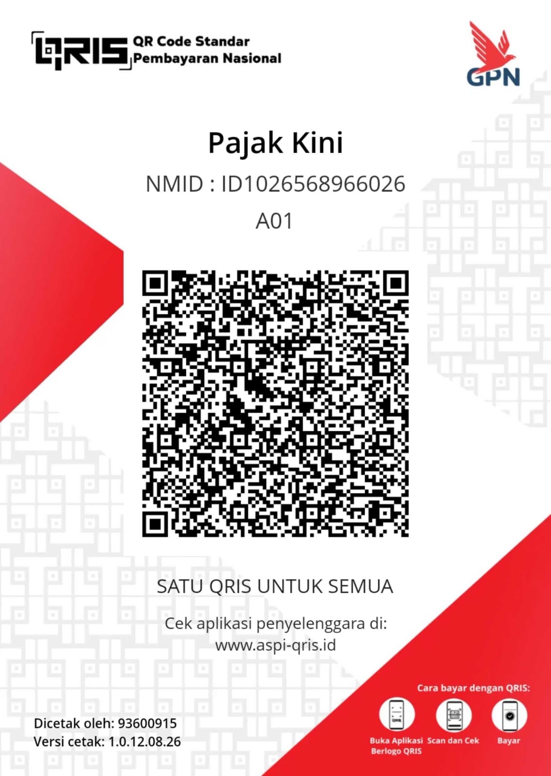 QRIS Pajak Kini
